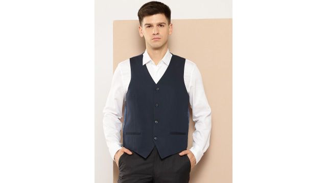 INVICTUS Slim Fit Formal Waistcoat