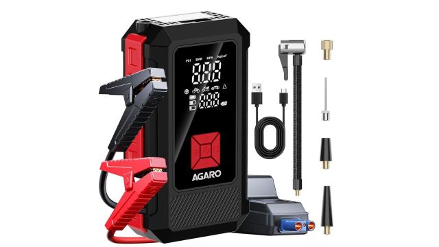 AGARO Regal Tyre inflator & Jump Starter