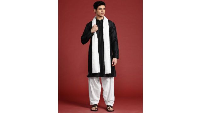 Anouk Regular Pure Cotton Kurta with Salwar & With Dupatta