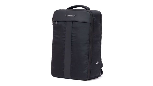 Assembly Overnighter Unisex Solid Large Backpack with Zip Closure