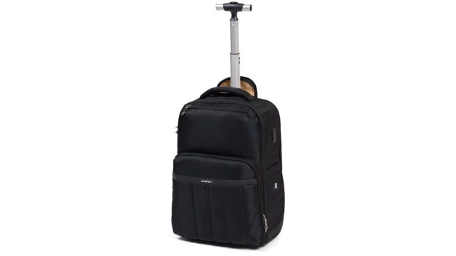 Assembly Rover Black Premium 16 inch Laptop Trolley Backpack