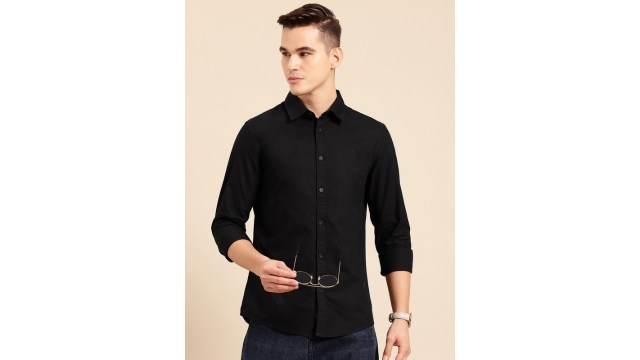 Being HumanPure Cotton Classic Slim Fit Casual Shirt
