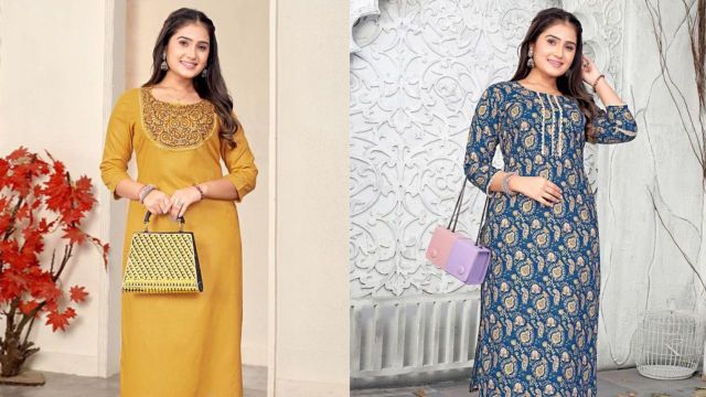 Best Kalamkari chikankari kurtis to check out