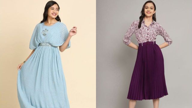 Best accordion pleated dresses for women to check out