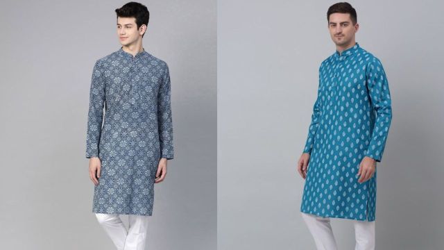Best block print kurta pajama sets for men to check out