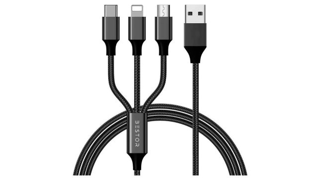 Bestor USB Type C Cable 2 A 1.2 m Multi Charging Cable
