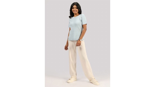BlissclubWomen Move All Day Pointelle Cotton Top