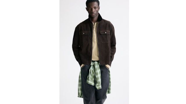 CORDUROY OVERSHIRT (dark brown)