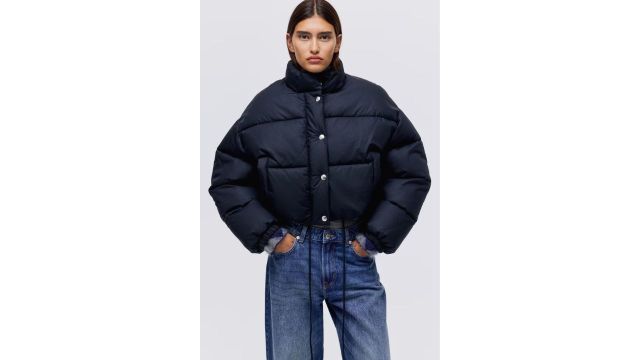 COTTON PUFFER JACKET (1304647001, navy)