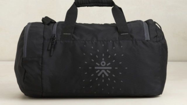 CULT Black Printed Duffel Bag