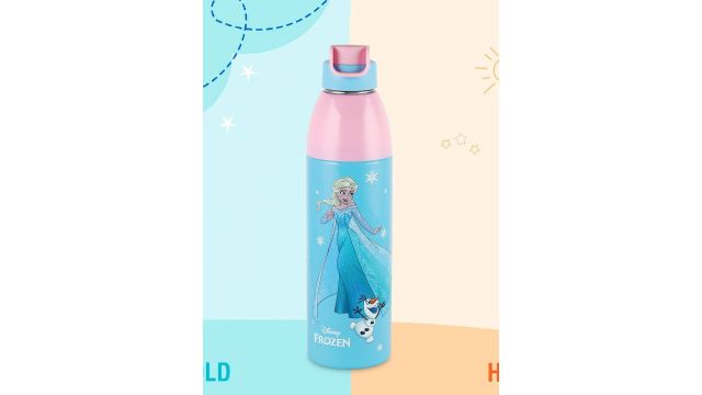 Cello Kidzbee Uranus 900 Blue Frosted Fun Printed Bottle