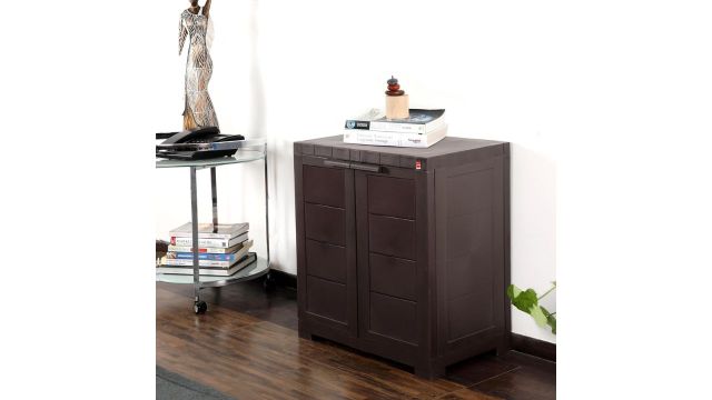 Cello Novelty Compact Plastic Cabinet (dustproof doors)