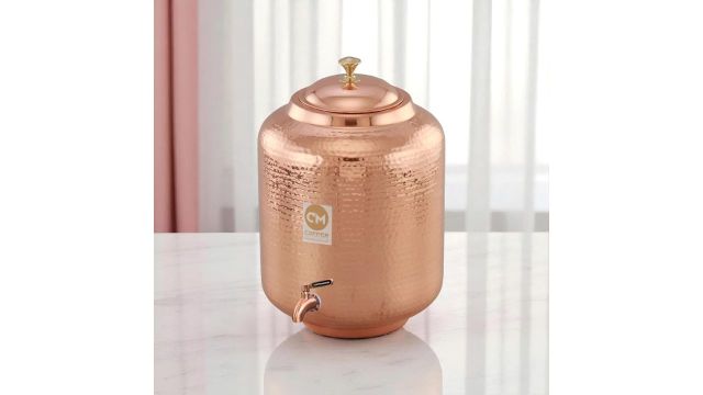 Copper-Master 8 Litre Hammered Copper Water Dispenser