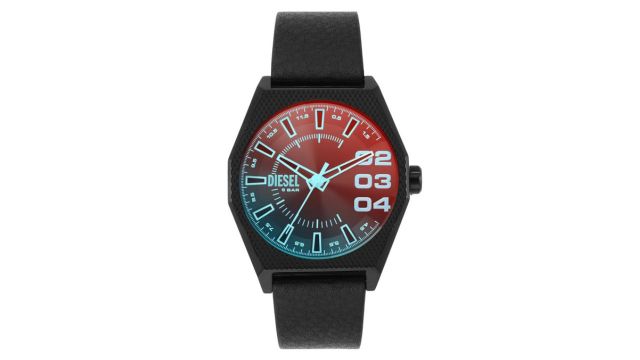 DIESEL Men Dial & Leather Straps Analogue Watch DZ2175