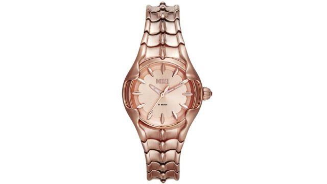 DIESEL Vert Women Dial & Stainless Steel Embellished Straps Analogue Watch DZ5604