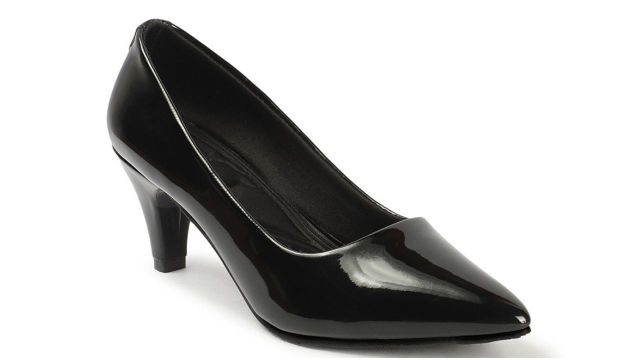 DenillPointed Toe Kitten Heeled Pumps