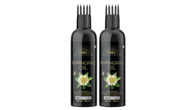 Desi Crew Set Of 2 Reduce Dandruff Bhringraj Oil