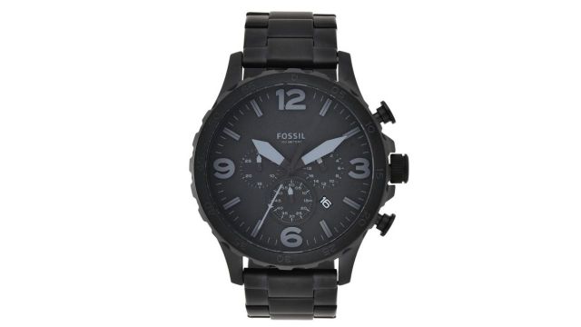Fossil Men Black Analogue Watch