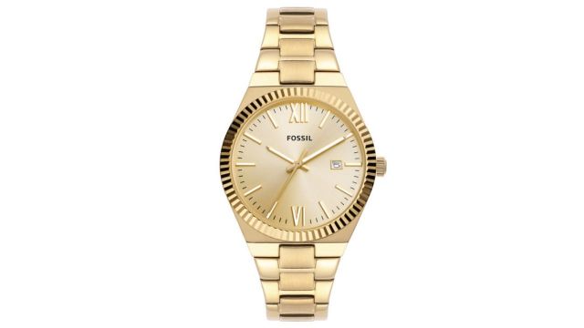 Fossil Women Stainless Steel Bracelet Style Straps Scarlette Analogue Watch