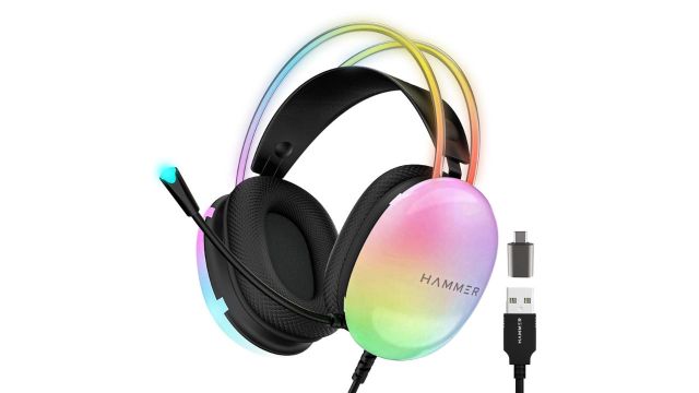 HAMMER Blaze Wired Over Ear Gaming Headphones
