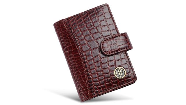 HAMMONDS FLYCATCHER Genuine Leather 18 Slot Card Holder