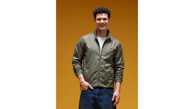 HERE&NOW Windcheater Mock Collar Bomber Jacket