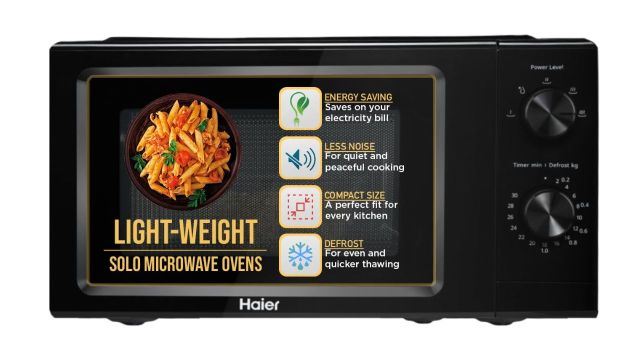 Haier 19 L Inverter Technology Solo Microwave Oven