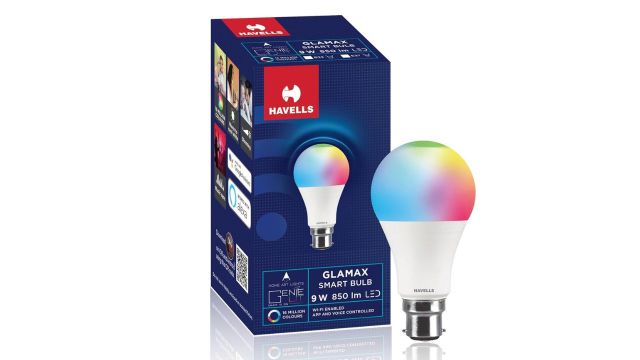 Havells Glamax 9W B22 WiFi LED Smart Bulb