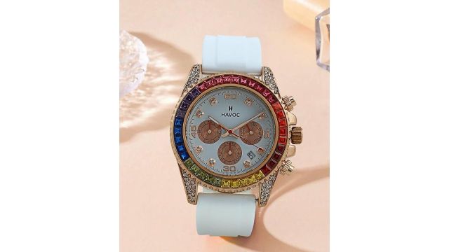 Havoc Craft Men's Luxury Rainbow Watch