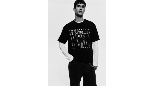 LOOSE FIT PRINTED T-SHIRT (Yungblud print)