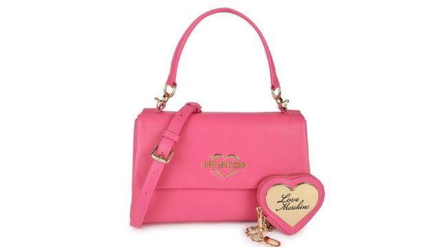 LOVE MOSCHINO Structured Satchel Bag With Pouch