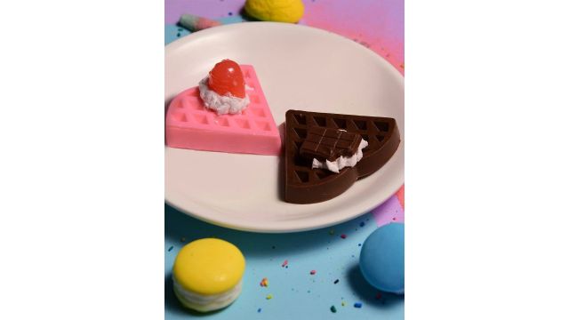 Laviche Bath Essentials Organic Waffle Handmade Kid Soap