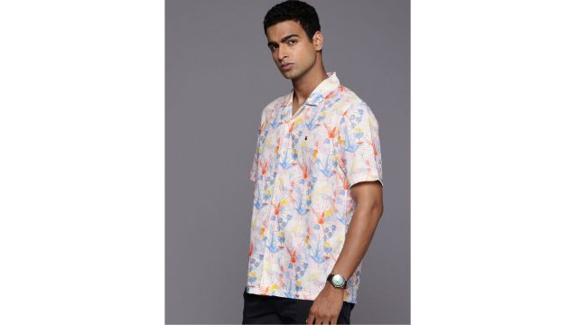 Louis Philippe Sport Conversational Printed Casual Shirt