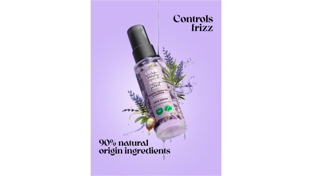 Love Beauty & Planet Argan Oil & Lavender Hair Serum for Frizz-Free Hair