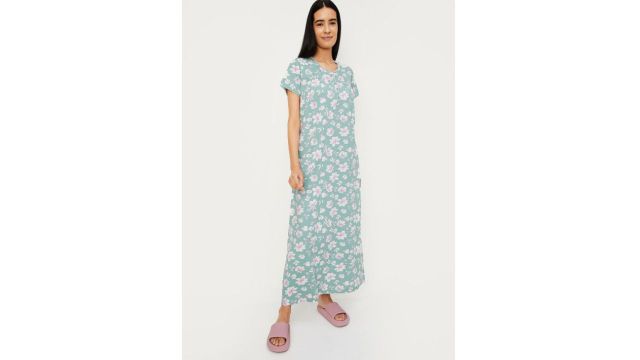 Max Women Floral Printed Nightgown
