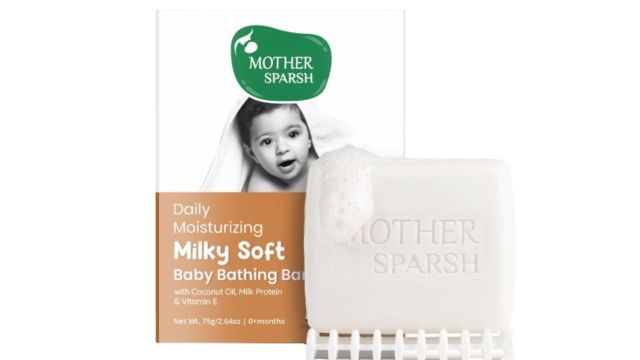 Mother Sparsh Daily Moisturizing Milky Soft Baby Bathing Bar