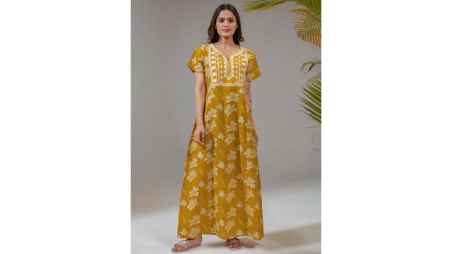 Nihsamah maxi nightdress