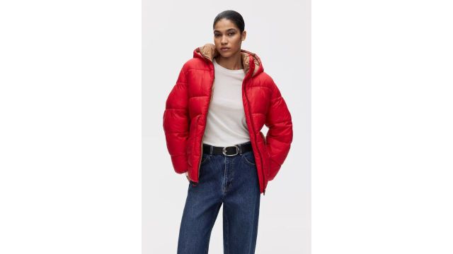 OVERSIZED PUFFER JACKET (1304121003, red)