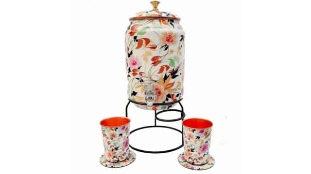 Ornate International Pure Copper Water Dispenser