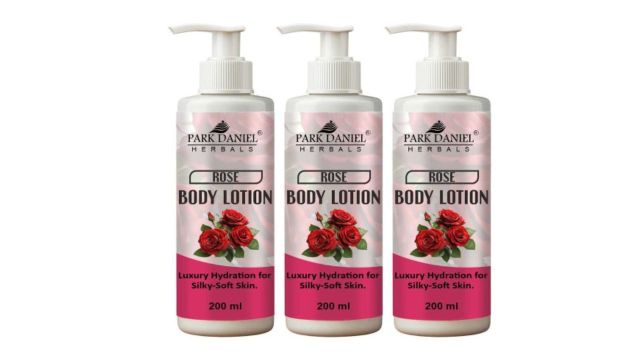 Park Daniel Set Of 3 Rose Body Lotion