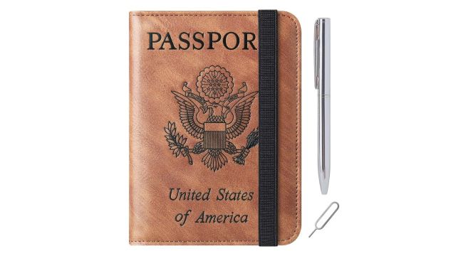Passport Holder Cover Wallet Water Resistant