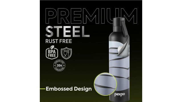 Pexpo Oslo ISI Certified Stainless Steel Water Bottle