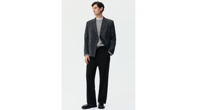 RELAXED FIT TROUSERS (1311237001, black)