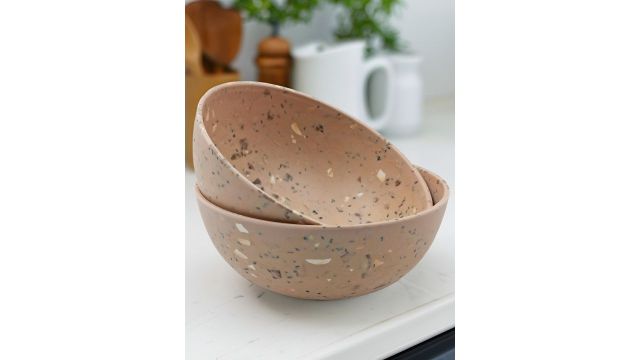 Red Butler Set Of 2 Walnut Design Eco-Friendly Bowl