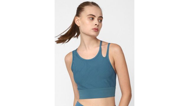 Reebok Knit Training Crop Steblu Crop Bralette Top