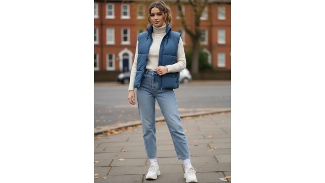 RoadsterThe Lifestyle Co Mock Collar Quilted Jacket