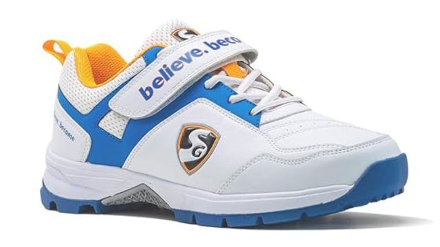SG Century 6.0 Cricket Shoes (Blue & Orange)
