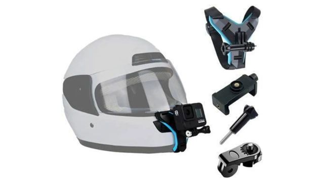 SHAH ENTERPRISES Helmet Jaw Clamp Camera Mount