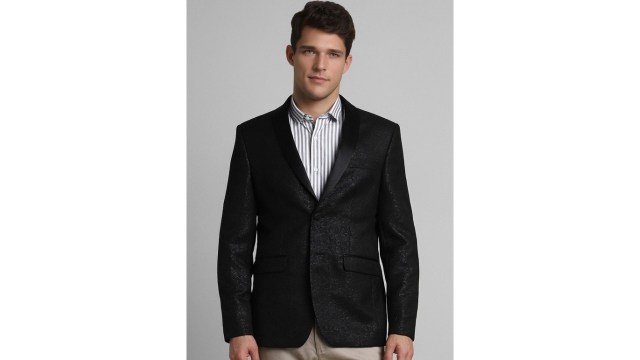 SIMON CARTER LONDONSlim Fit Shawl Collar Single Breasted Ventless Party Blazer