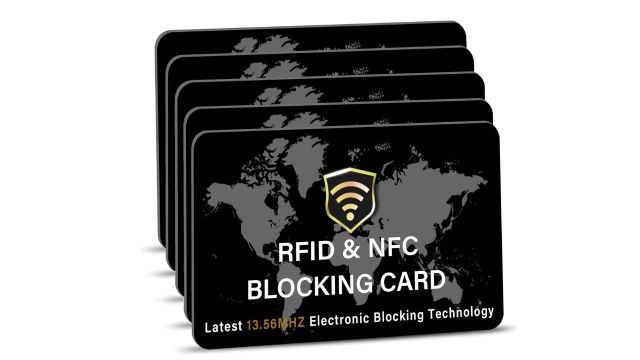 SaiTech IT 5 Pack RFID Blocking Card Protector